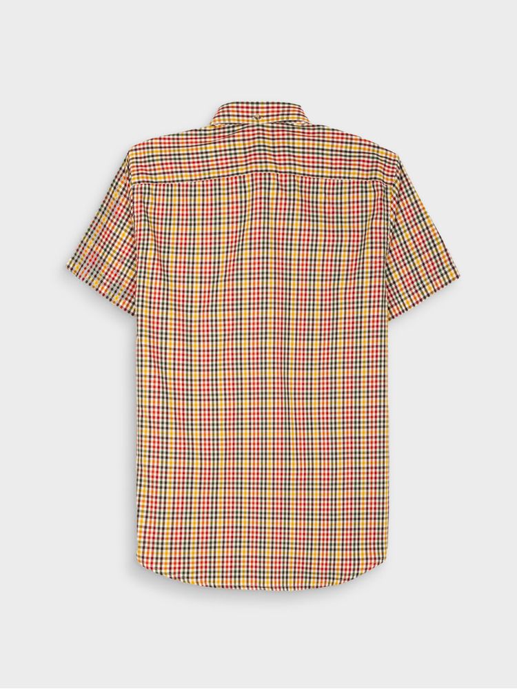 Camisa A Cuadros Manga Corta para Hombre 38629