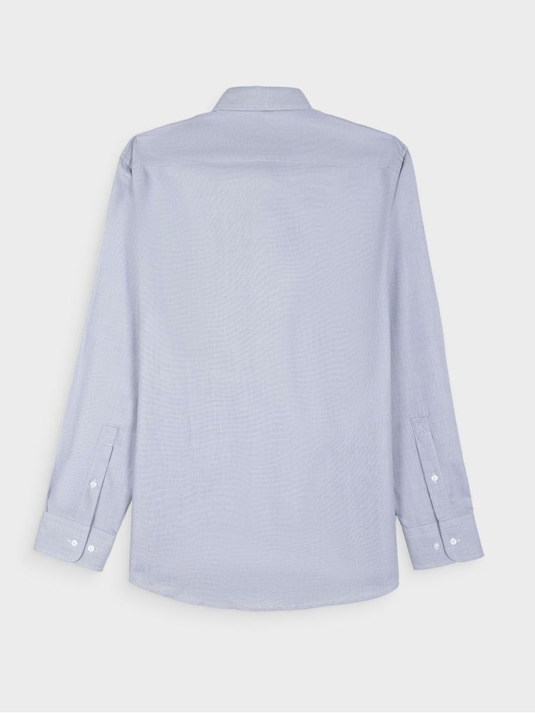 Camisa Suave de Algodón Pima con Silueta Semi Slim Fit para Hombre 39184