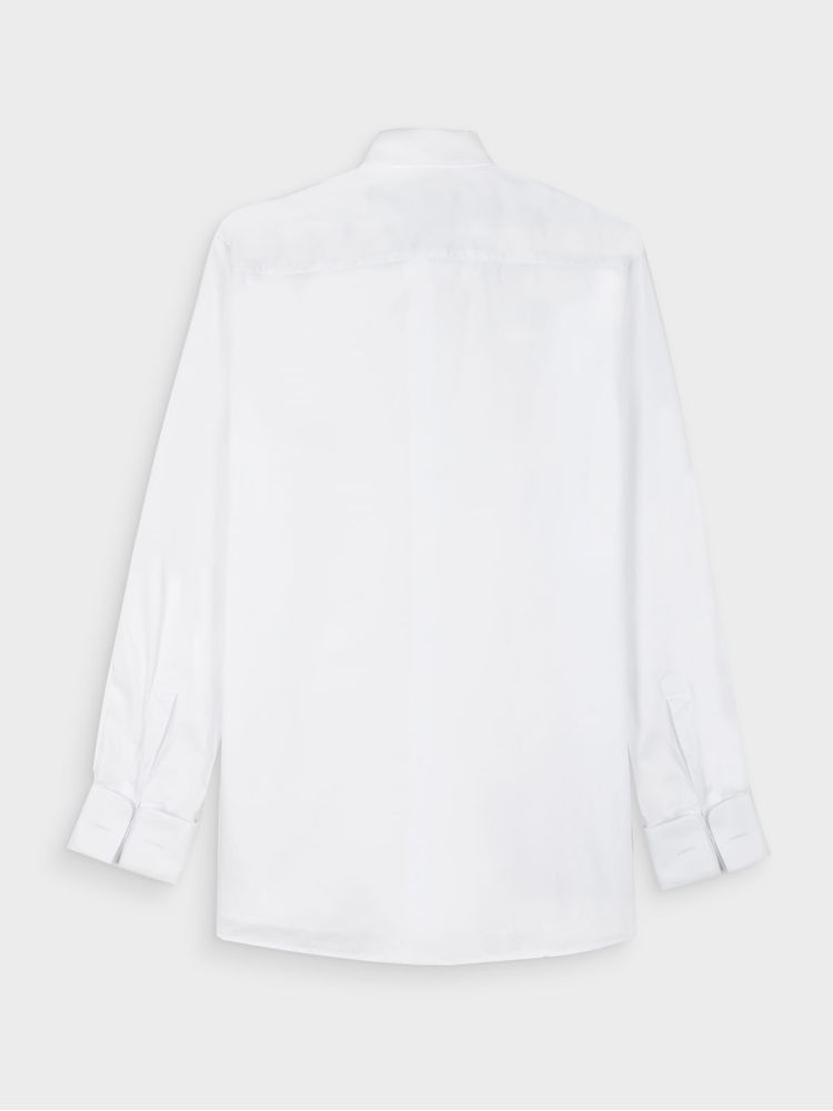 Camisa de Smoking con Cuello Pajarito 42685