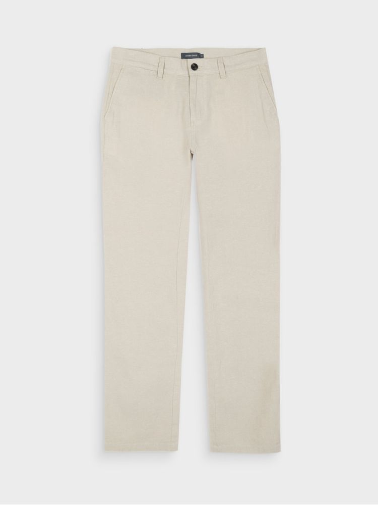 Pantalón Regular Fit de Lino y Algodón 43325