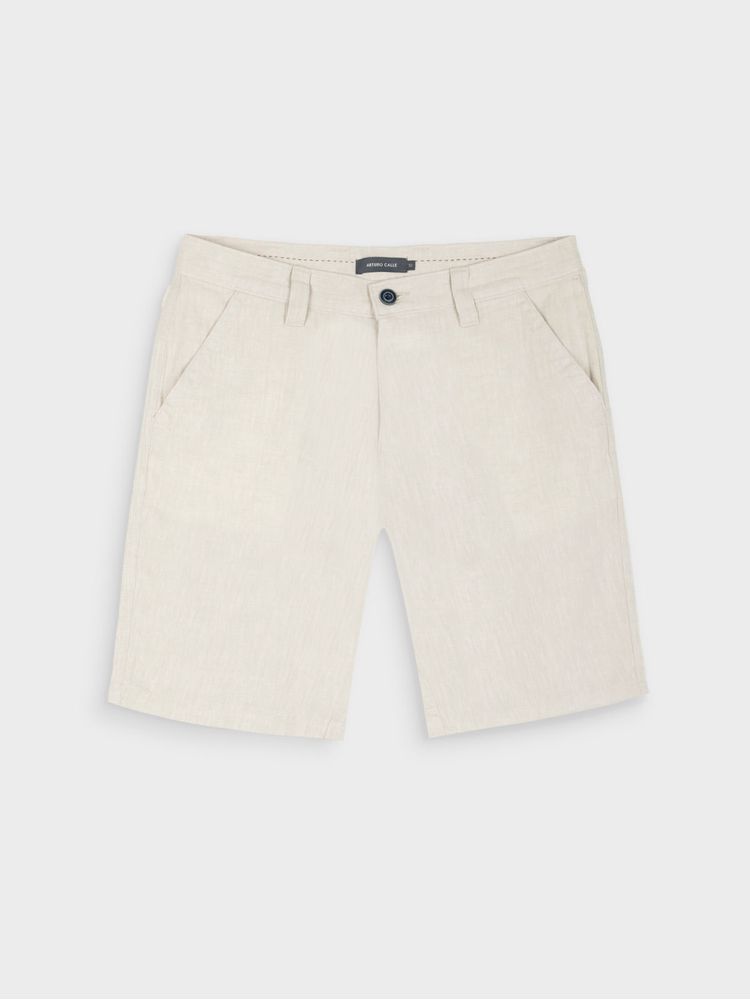 Bermuda Lino Regular Fit para Hombre 43326
