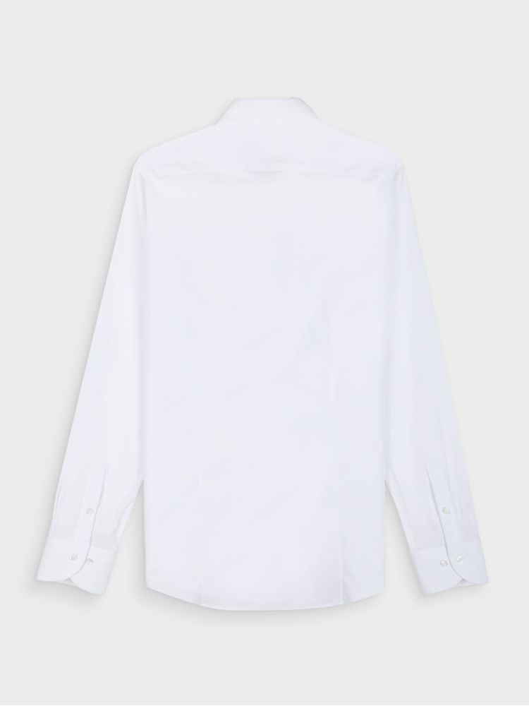 Camisa Slim Fit de Algodón Pima y Elastano para Hombre 43746