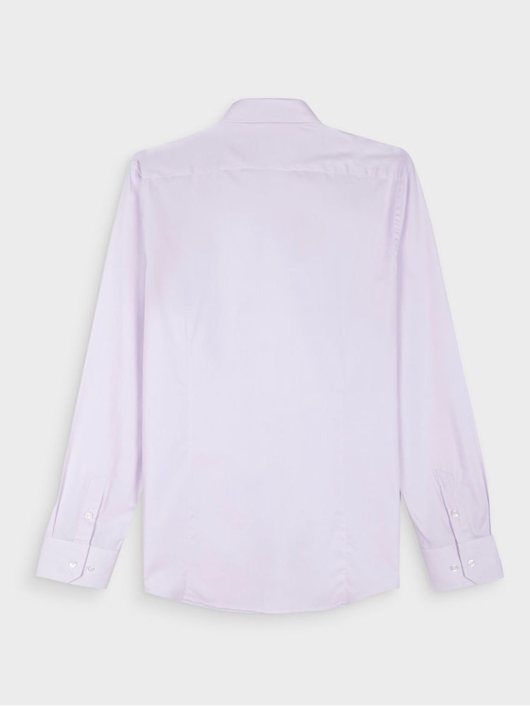 Camisa Regular Fit Elegante con Cuello Ángeles para Hombre 43747