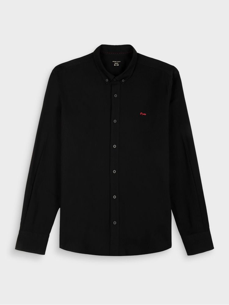 Camisa Unicolor Manga Larga para Hombre 44226