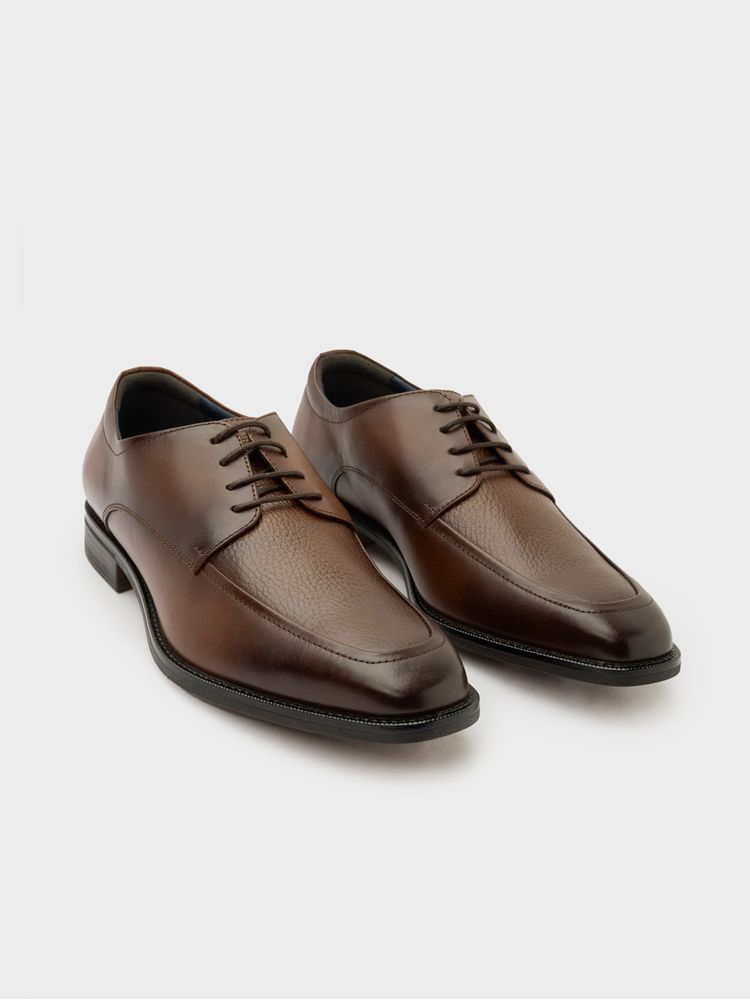 Zapato Formal con Cueros Lisos Y Texturizados para Hombre 44572