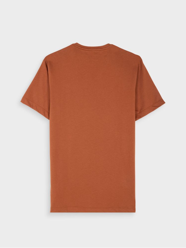 Camiseta de Algodón con Cuello en V para Hombre 44810
