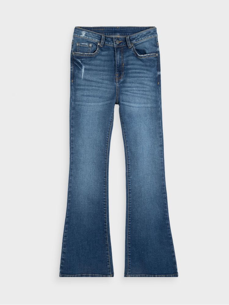 Jean Flare Unicolor para Mujer 46520
