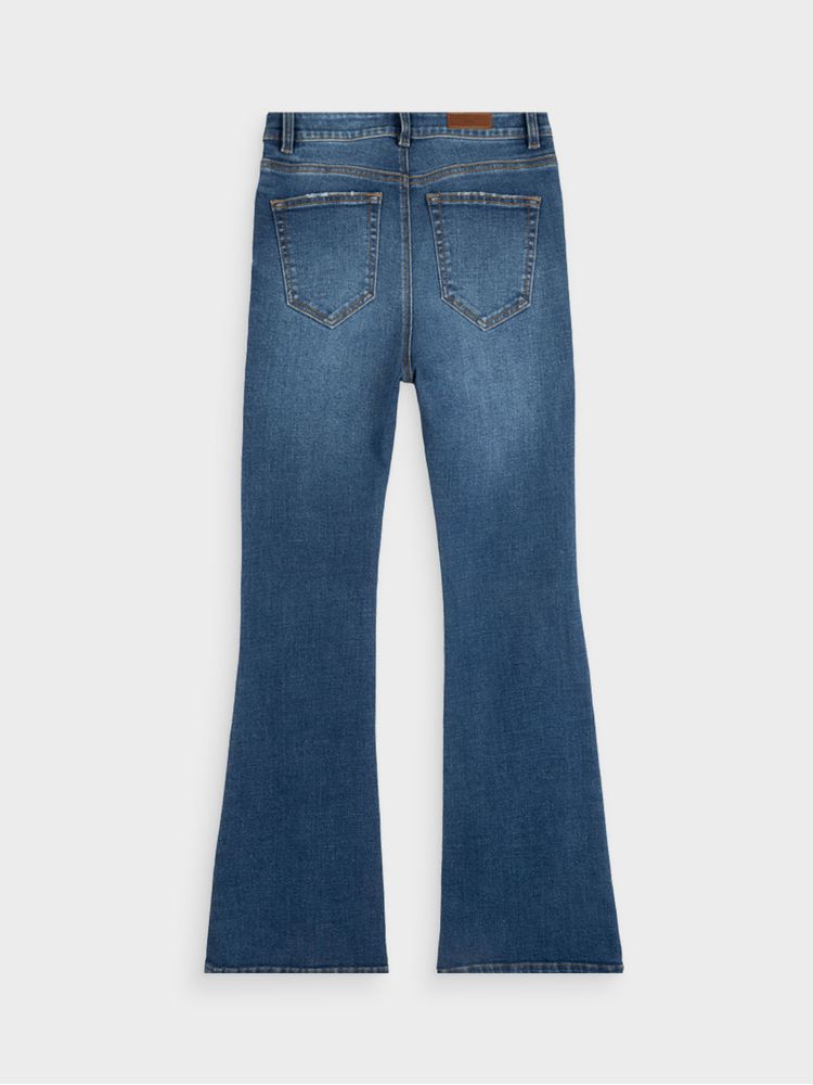 Jean Flare Unicolor para Mujer 46520