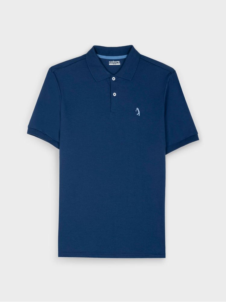 Polo Unicolor Jersey para Hombre 13828