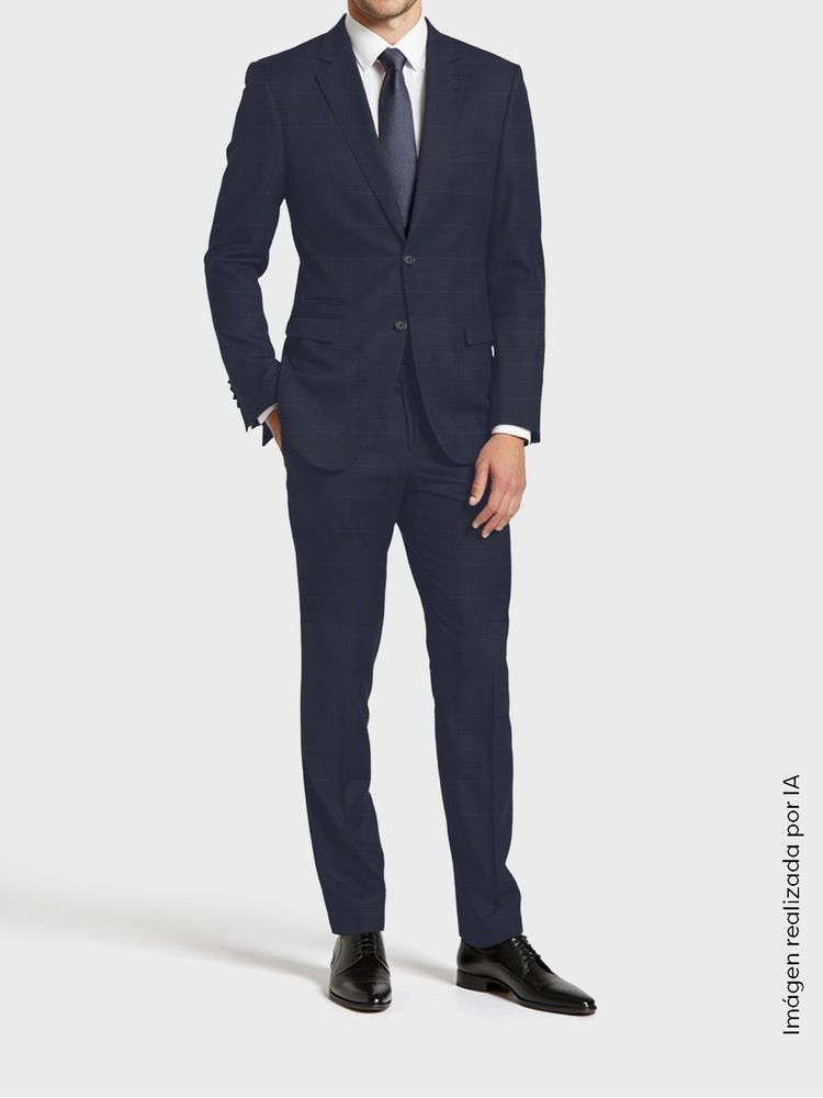 Traje Regular Fit en Lana Pura para Hombre 37167