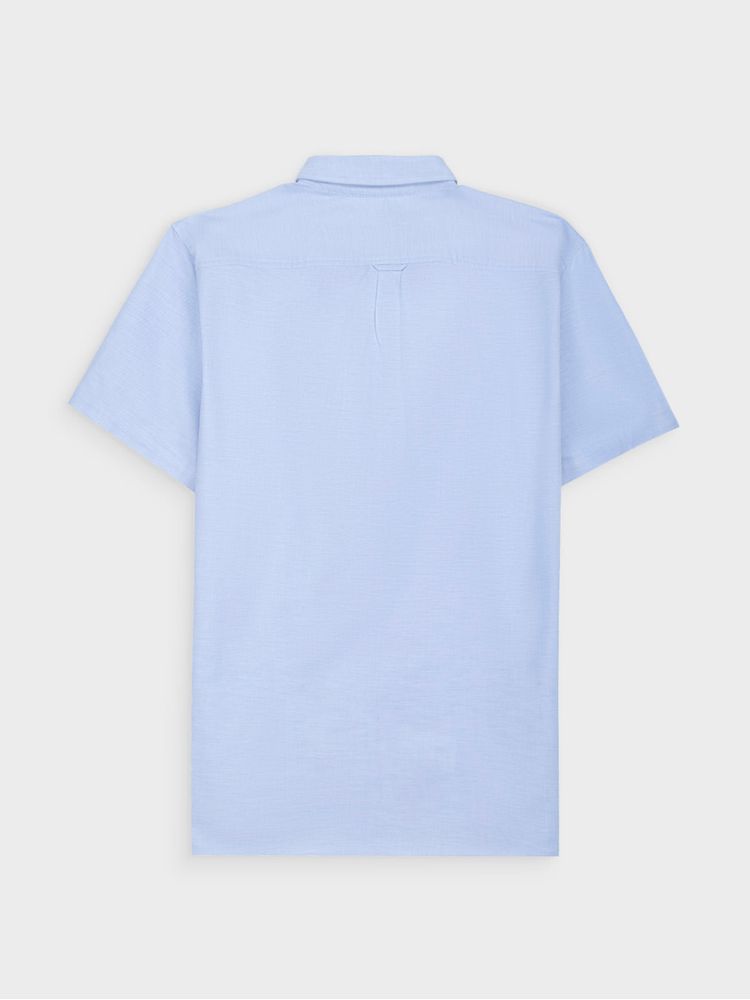 Camisa Unicolor Manga Corta para Hombre 44223
