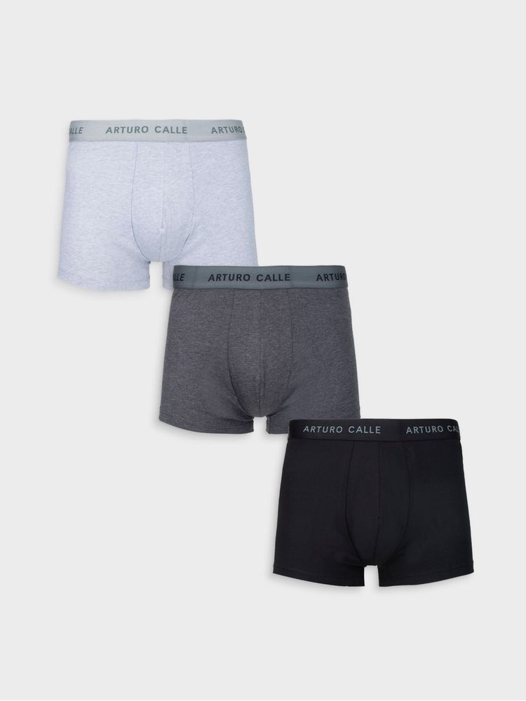 Pack x 3 Bóxer Cortos Resistentes y Cómodos 45822