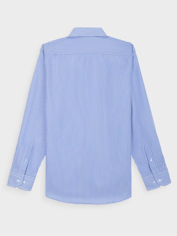 Camisa de Algodón Pima Semi Slim Fit para Hombre 43752
