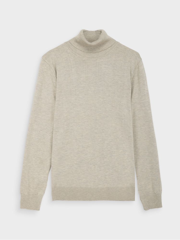Suéter Unicolor Cuello Tortuga Slim Fit para Hombre 44247