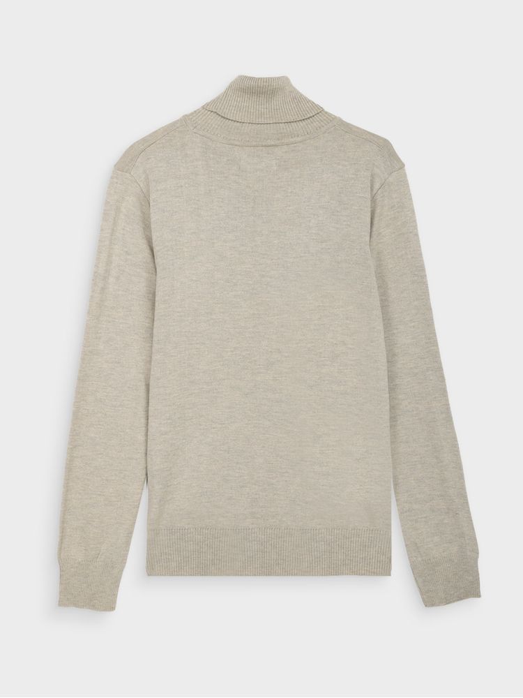 Suéter Unicolor Cuello Tortuga Slim Fit para Hombre 44247