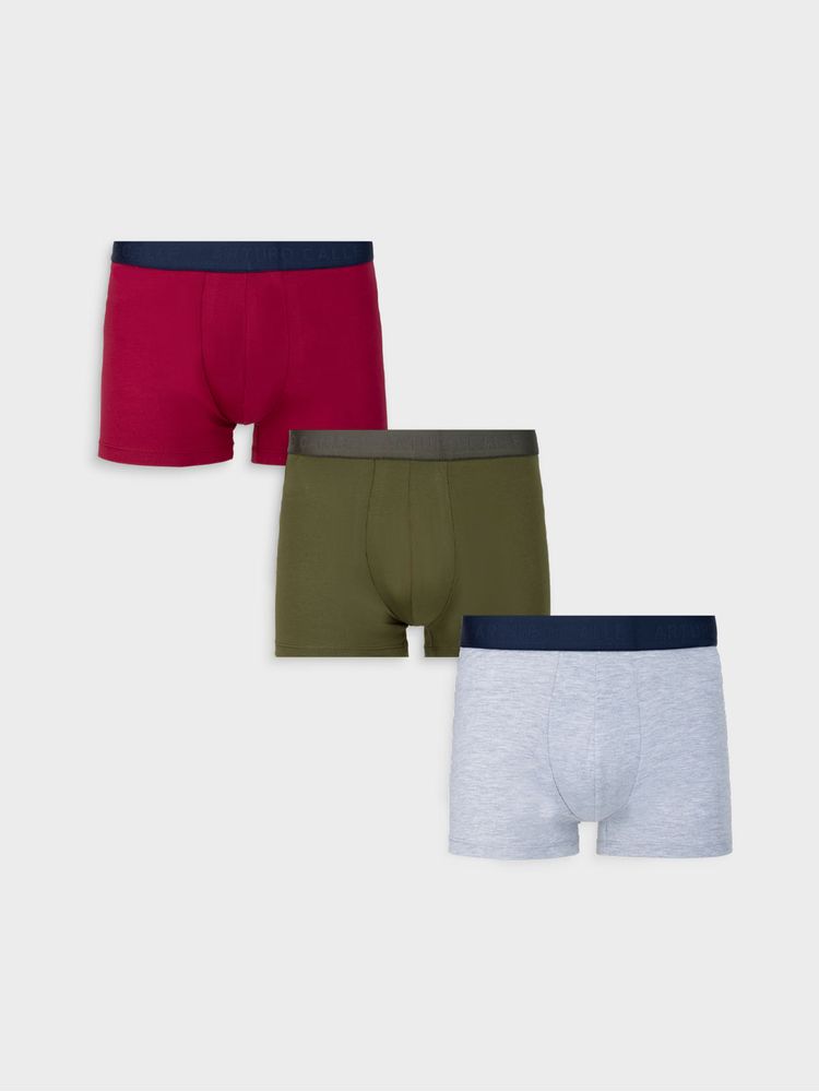 Pack de 3 Bóxer Corto Ergonómico para Hombre 46989