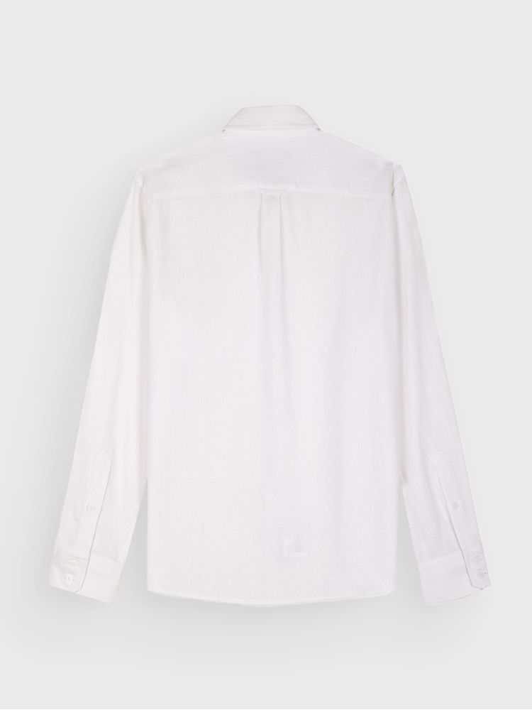 Camisa Lino Manga Larga para Hombre 38472