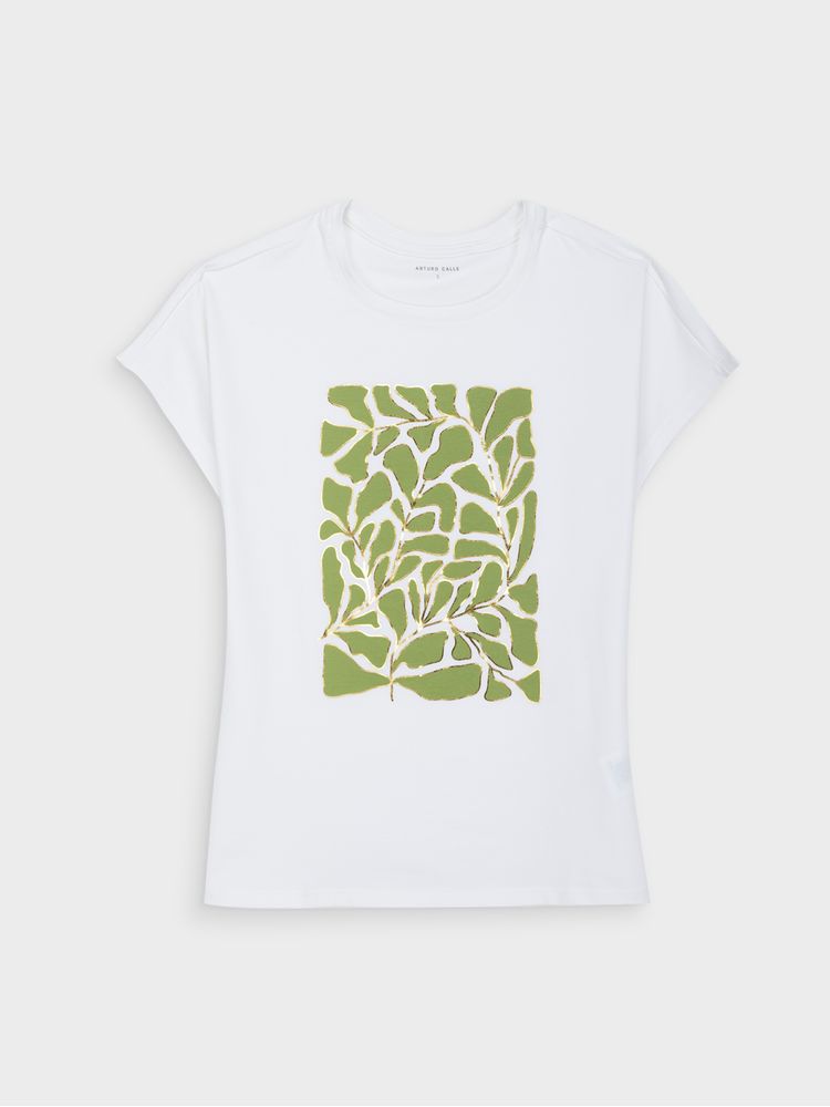 Camiseta en Algodón Suave Y Elástica para Mujer 46123