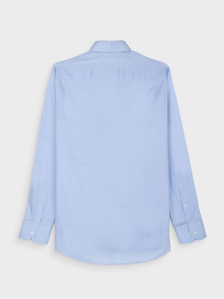 Camisa Regular Fit de Algodón Pima con Diseño Texturizado 33937