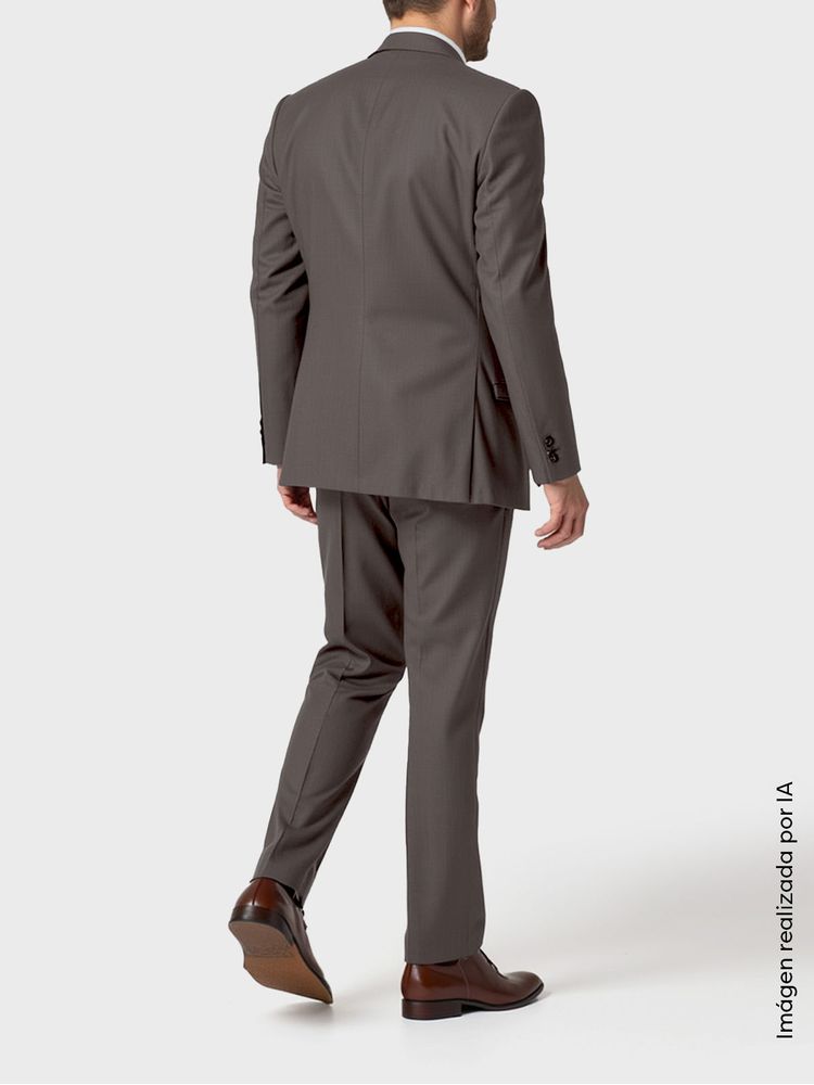 Traje con Textura Sutil y Silueta Regular Fit 42463