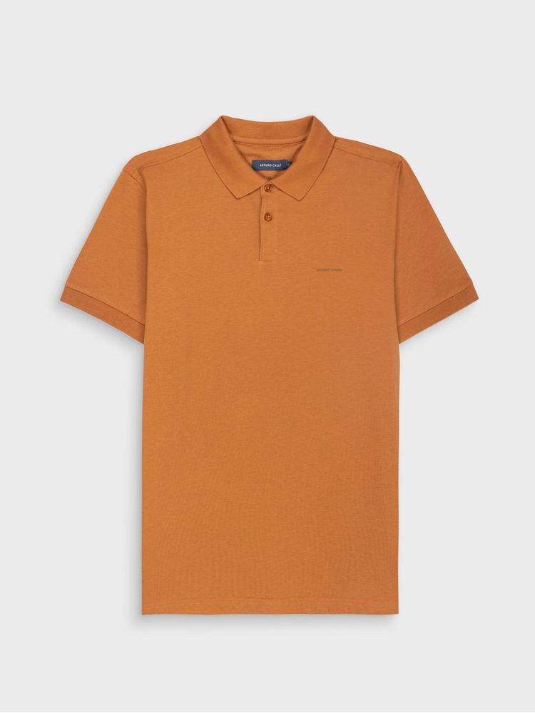 Polo Unicolor en Algodón para Hombre 44384