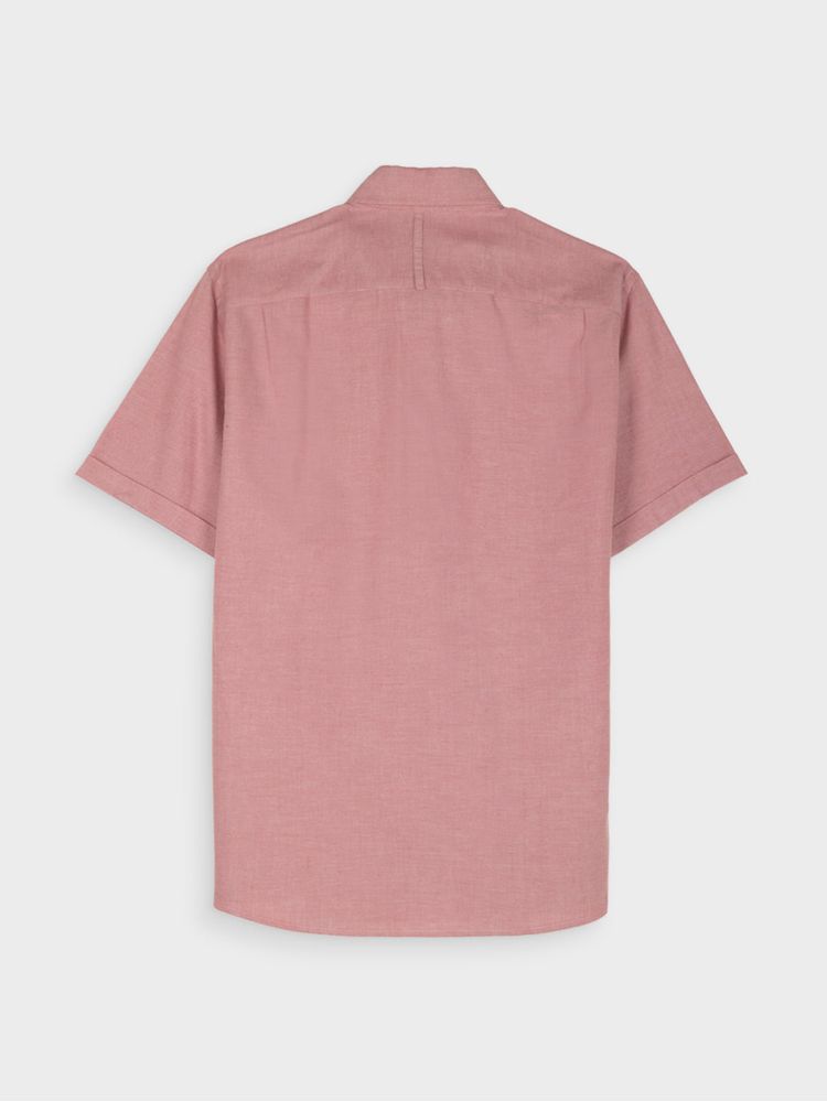 Camisa Unicolor Manga Corta para Hombre 42510