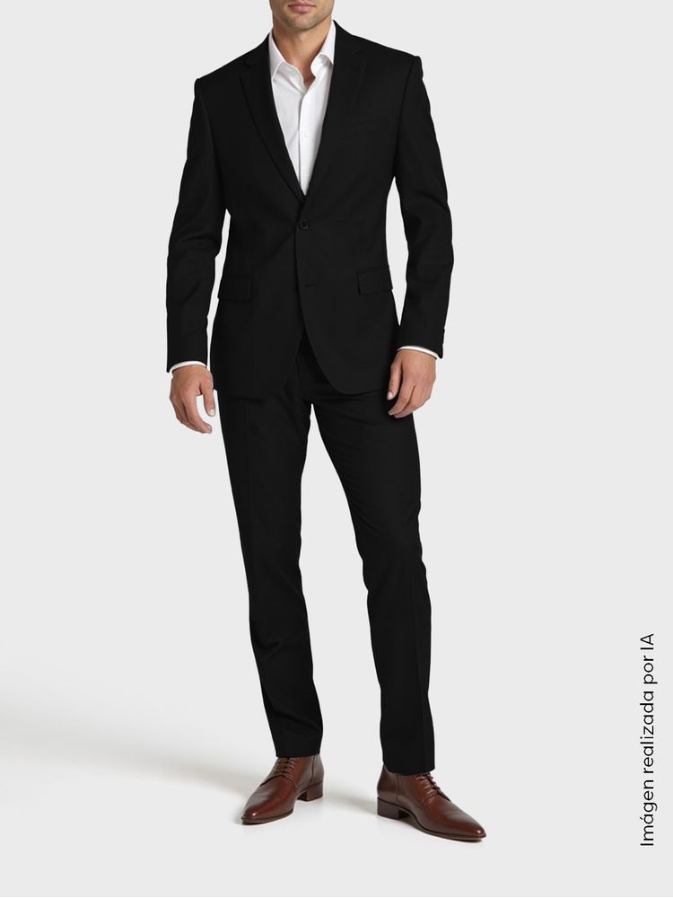 Traje Elegante con Doble Abertura y Silueta Regular Fit 44580