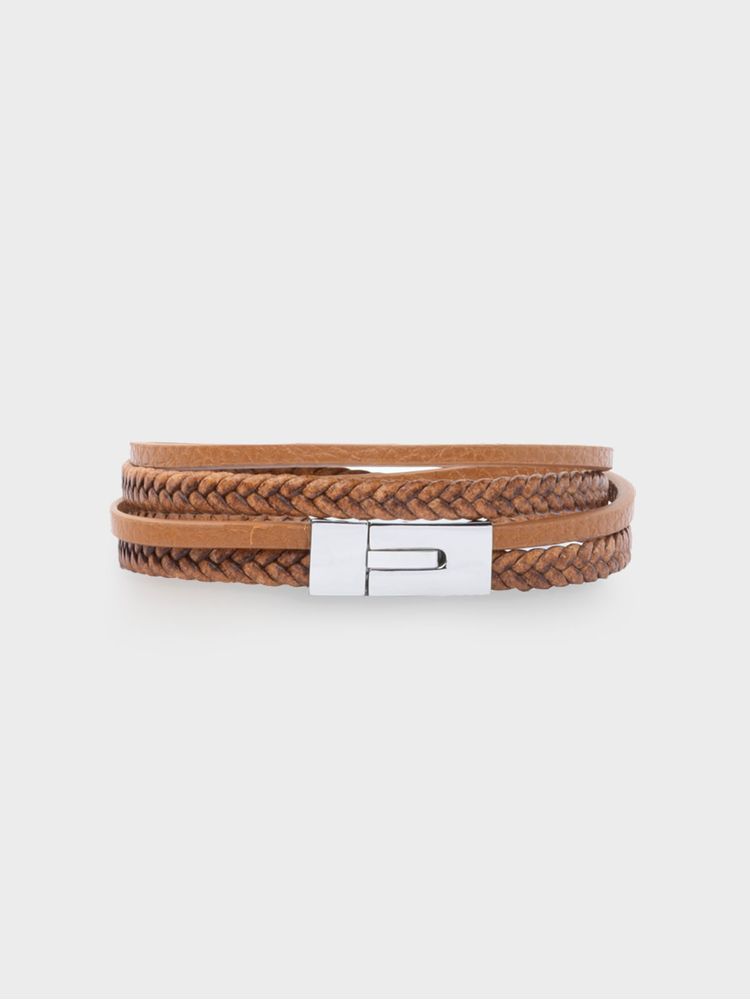 Manilla en Cuero Y Acero para Hombre 45225