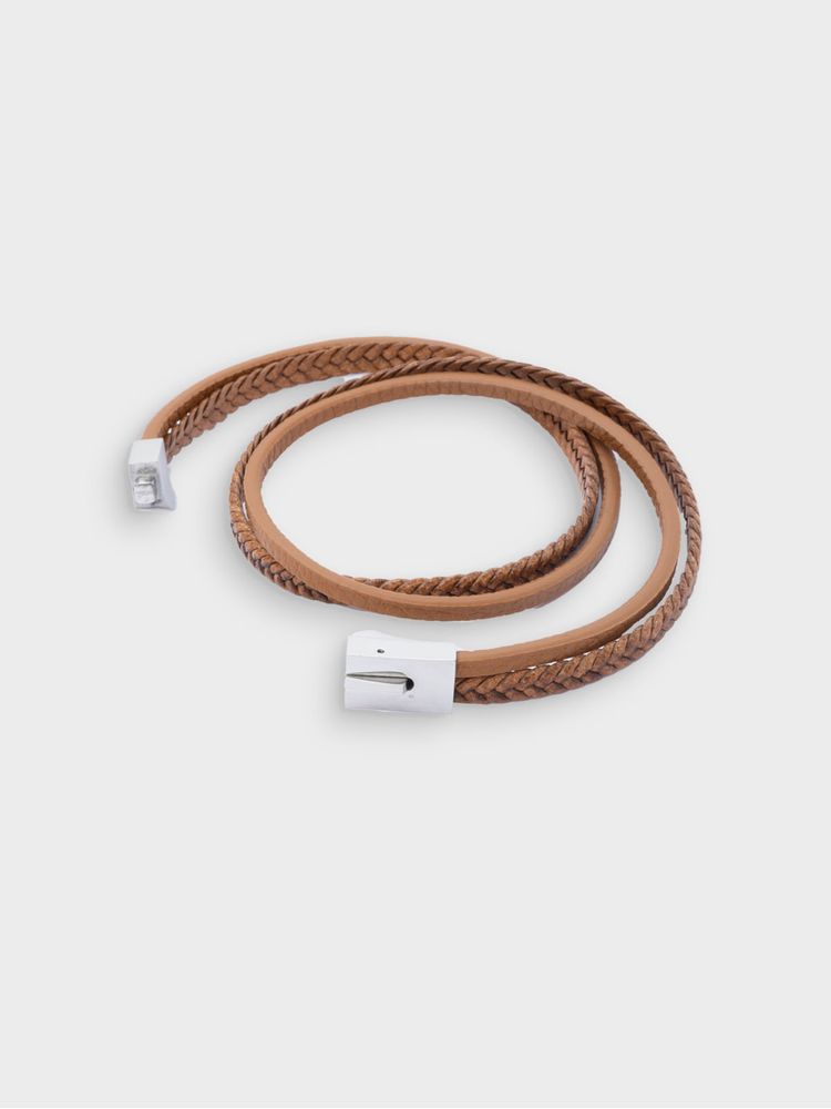 Manilla en Cuero Y Acero para Hombre 45225