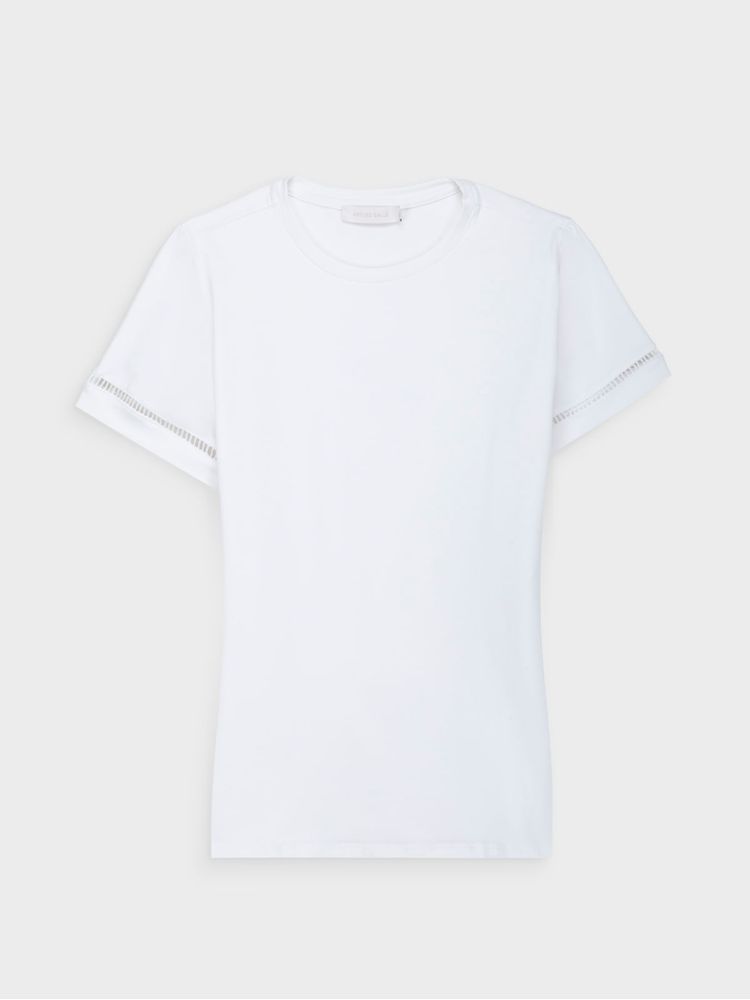 Camiseta en Tejido de Punto en Algodón para Mujer 46572