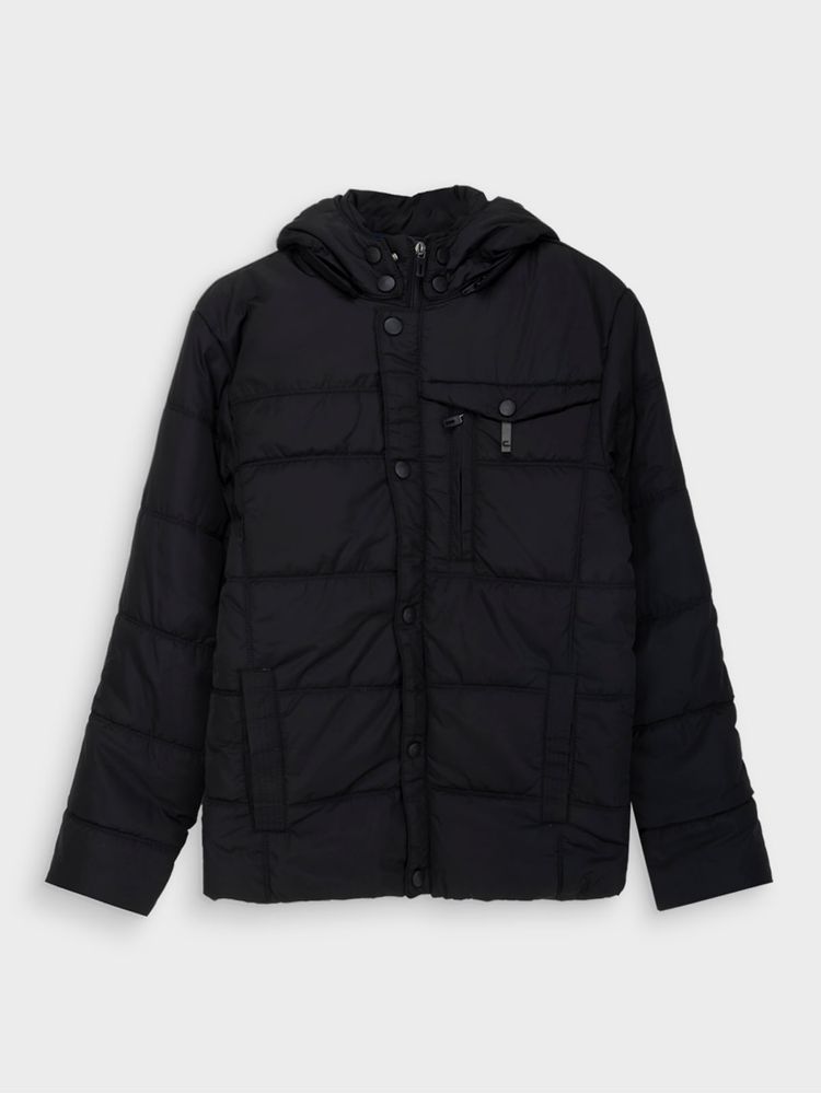 Chaqueta Acolchada Unicolor para Hombre 13401