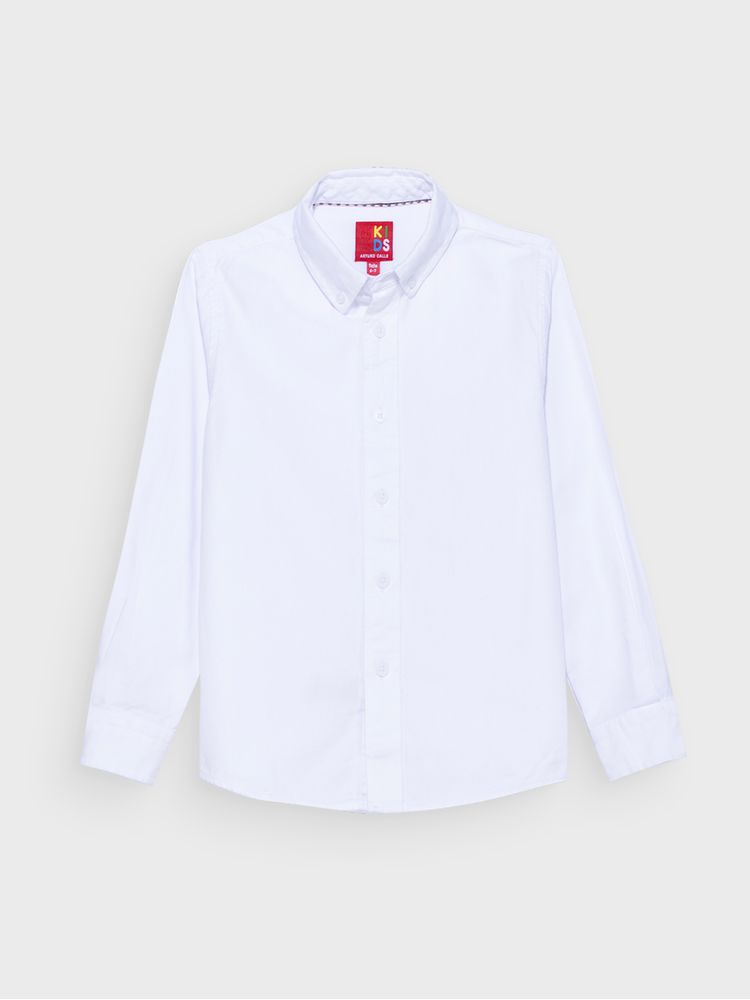 Camisa Manga Unicolor para Niño 12922