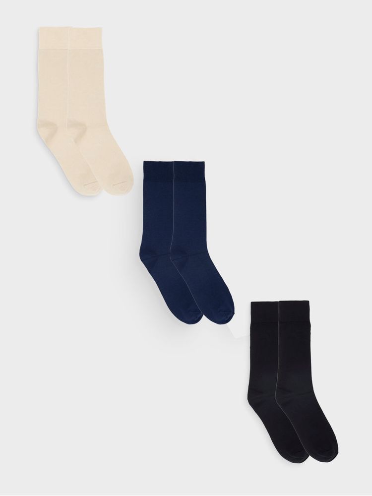Pack X 3 Medias de Algodón para Hombre 13791