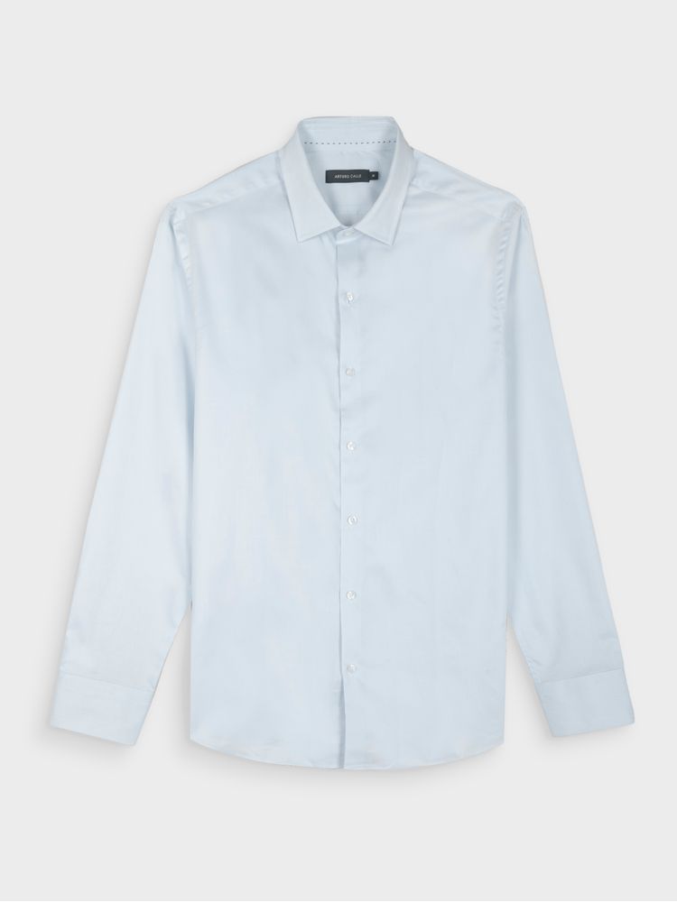 Camisa Sofisticada de Algodón Pima para Hombre 43744