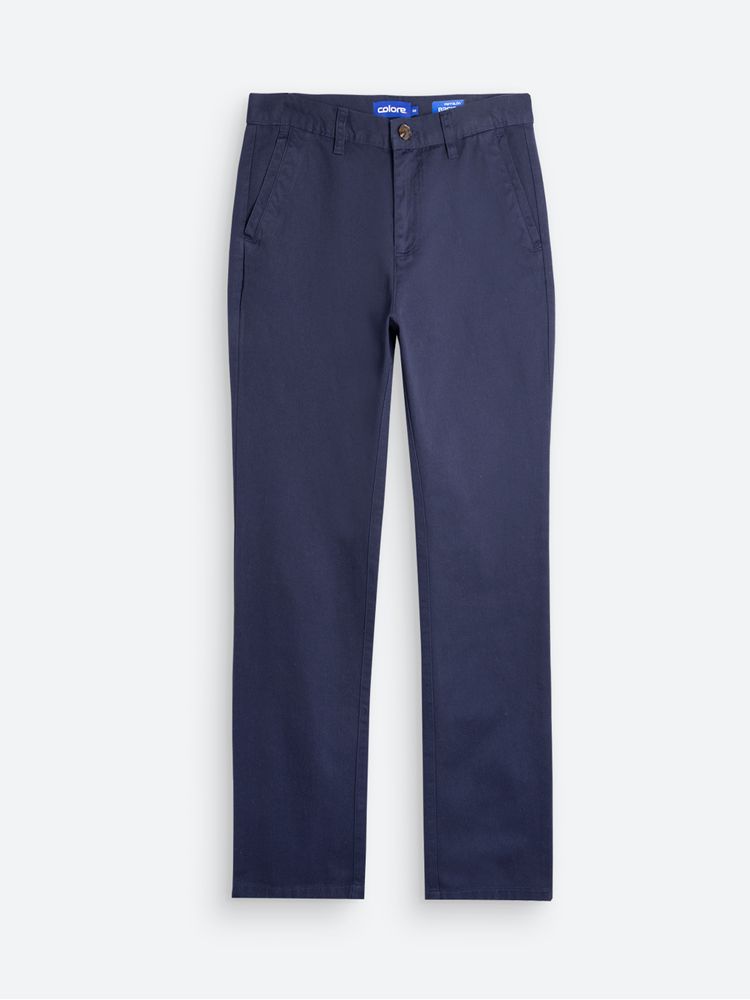 Pantalón Unicolor Regular Fit para Hombre 12338