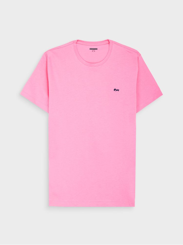 Camiseta Unicolor en Algodón para Hombre 44813