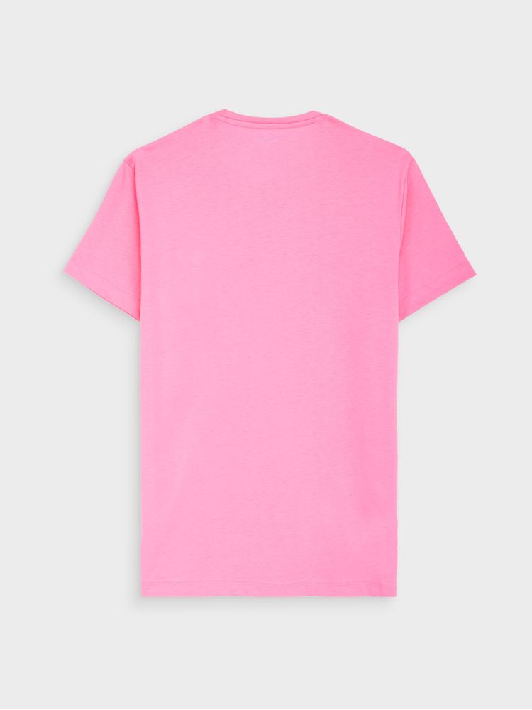 Camiseta Unicolor en Algodón para Hombre 44813