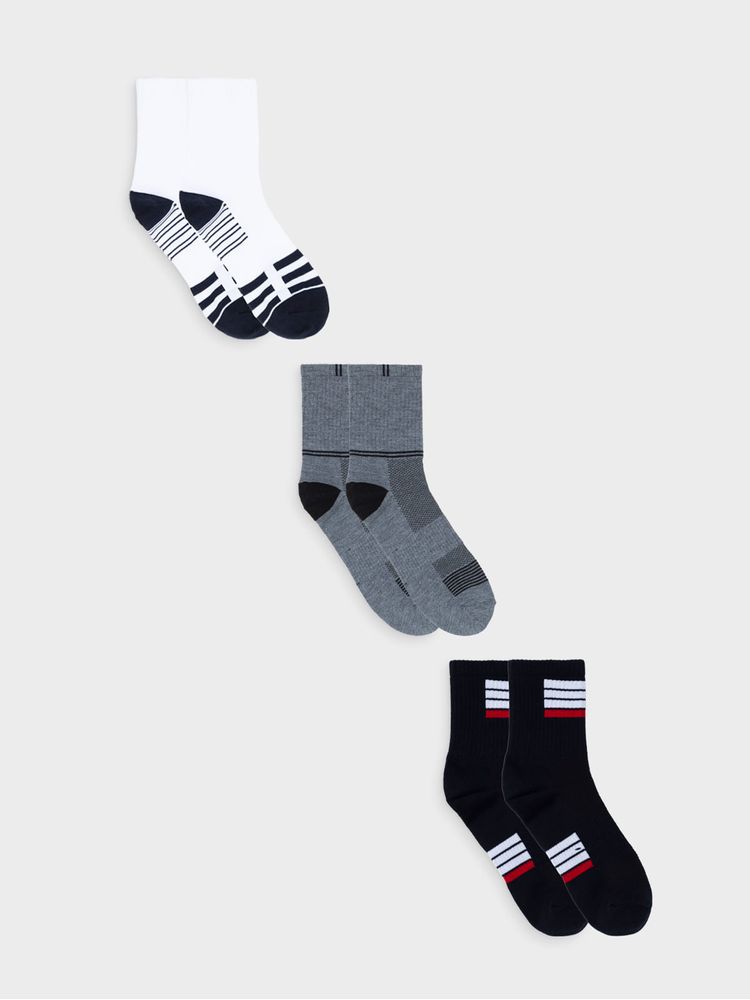 Pack X 3 Medias de Algodón para Hombre 13690