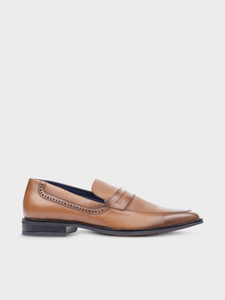 Mocasín Formal con Brogue Lateral 23973