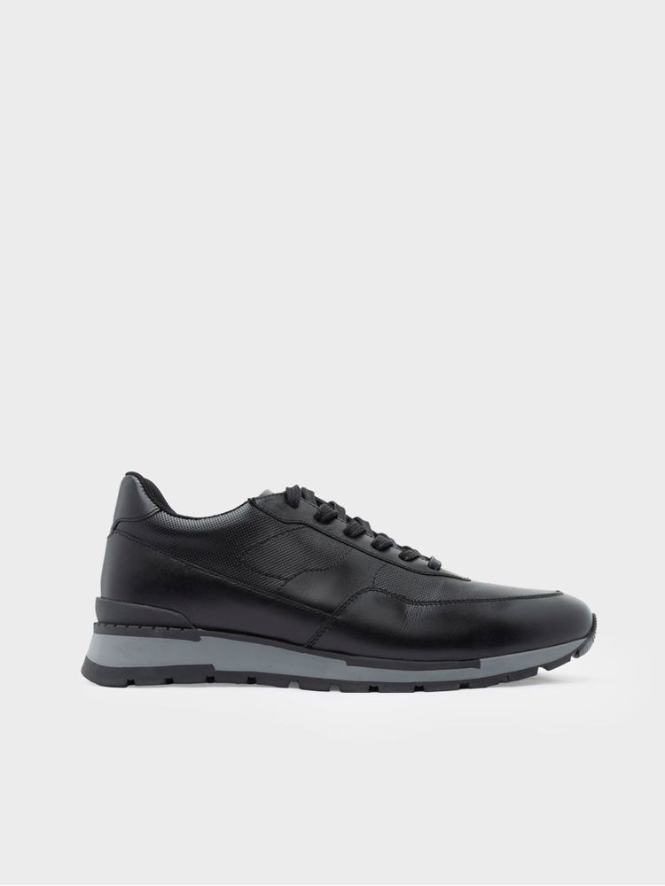 Tenis de Cuero Natural Casuales para Hombre 41687