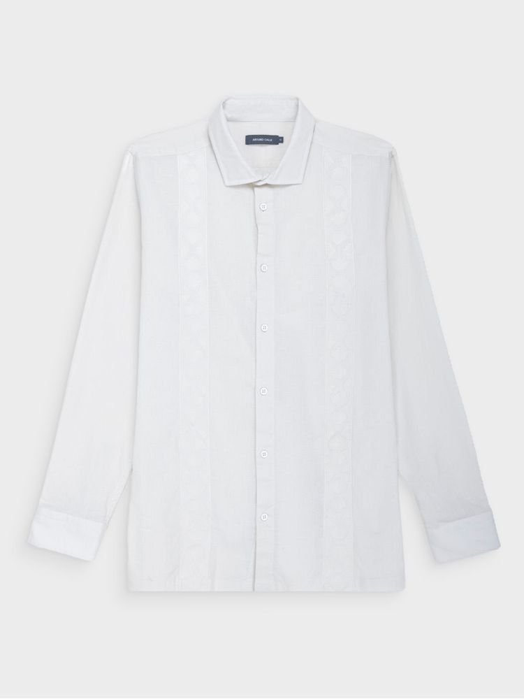 Camisa Guayabera Regular Fit para Hombre 43331