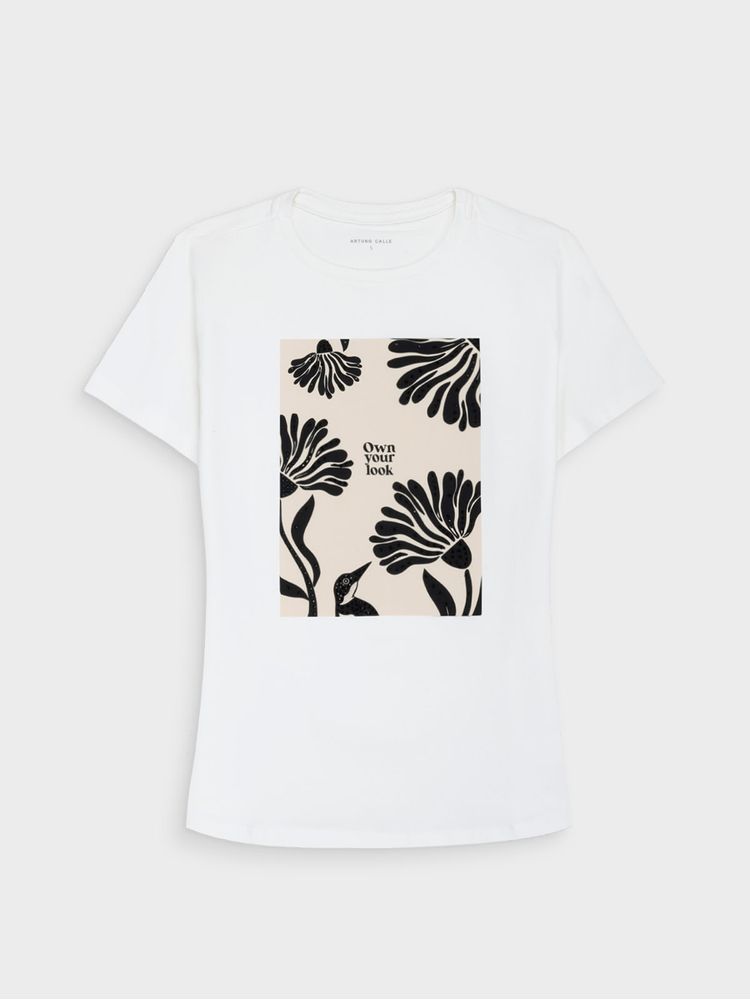 Camiseta Estampada para Mujer 44500