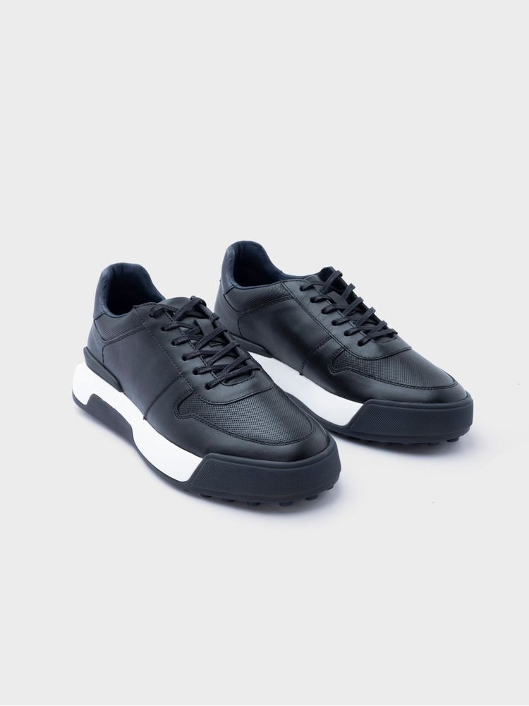 Tenis Urbanos en Cuero Genuino para Hombre 45185