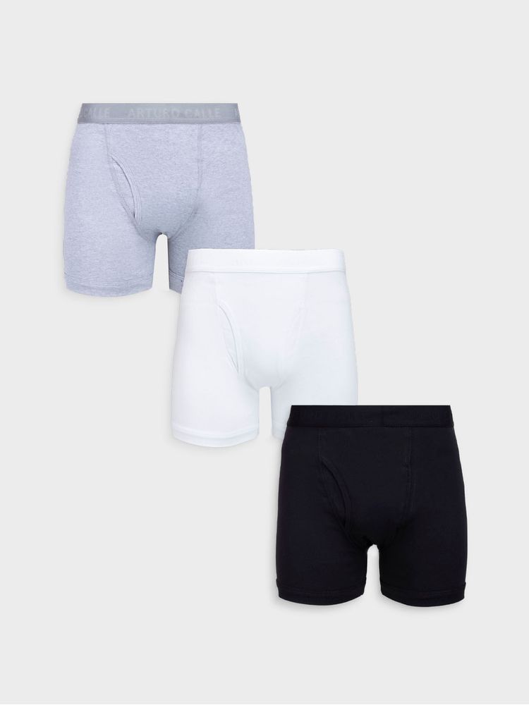 Pack X3 Bóxer Medio en Algodón para Hombre 45844