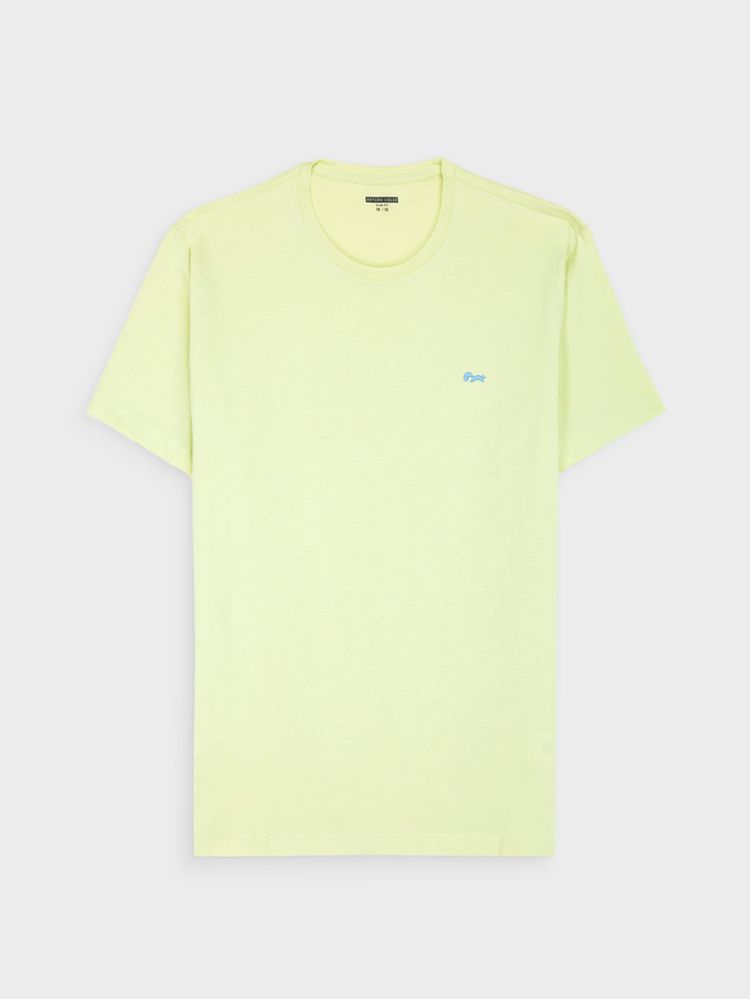 Camiseta Unicolor en Algodón para Hombre 44813