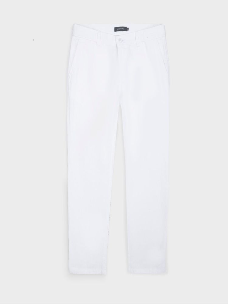 Pantalón de Lino Algodón Semi Slim Fit para Hombre 44951