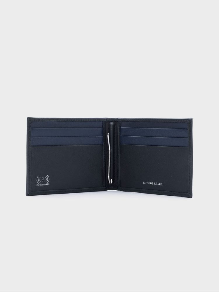Billetera en Cuero Genuino para Hombre 45190