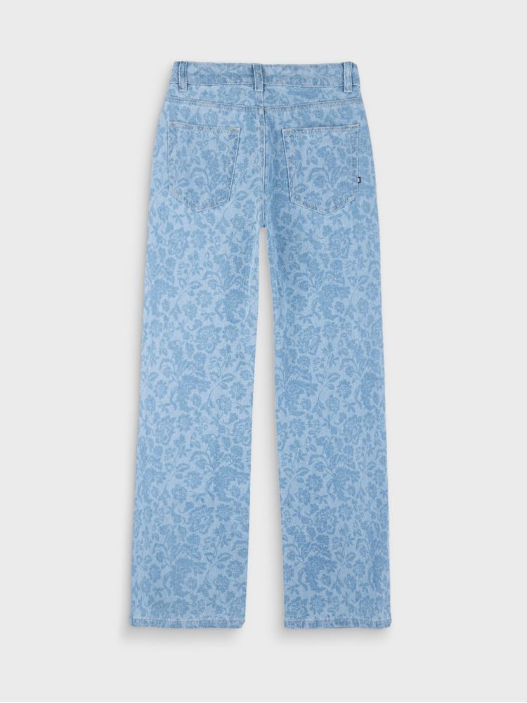Jean con Estampado Floral para Mujer 05411