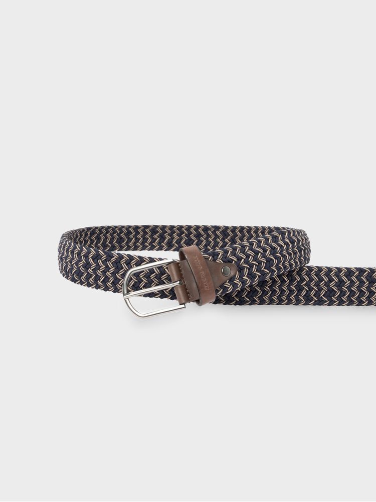 Reata Elástica Detalle Cuero para Hombre 44008