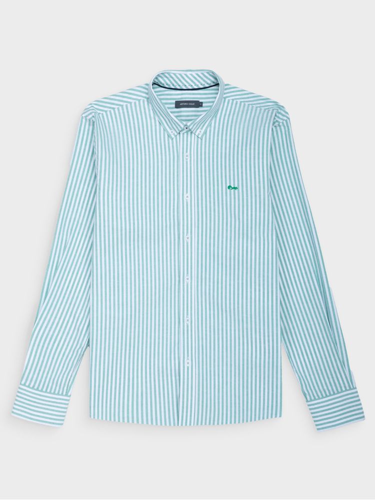 Camisa Rayas Regular Fit para Hombre 44741